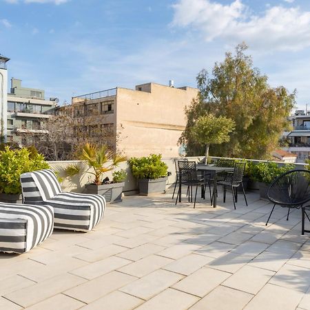 85 Sqm In The Heart Of Athens Shared Rooftop Deck Eksteriør bilde